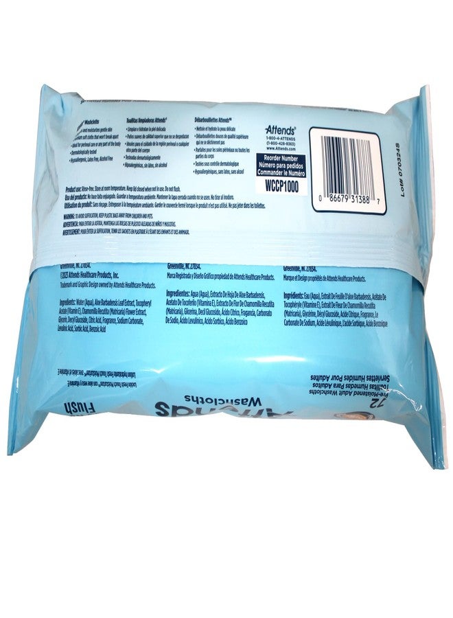 Attends Wipes 72PK - Image 2